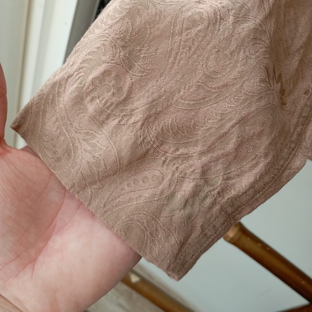♥️ Paisley Light Pink and Tan Jacket - Picture 16 of 16